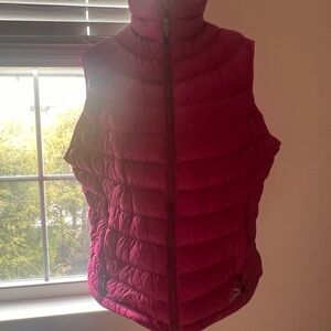 L.L. Bean Women's Magenta Puffer Vest
